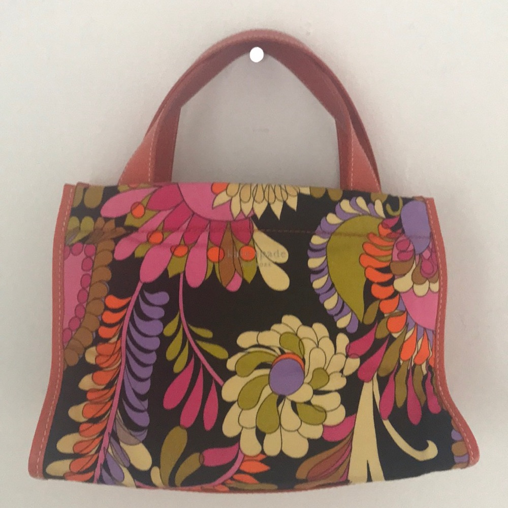 kate spade Small Fabric/Leather Tote Bag